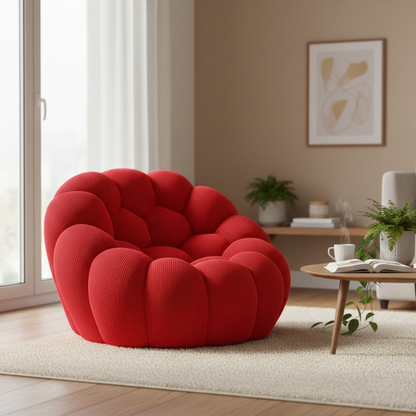 Lumo Mini - Fauteuil Bubble Compressé Rouge
